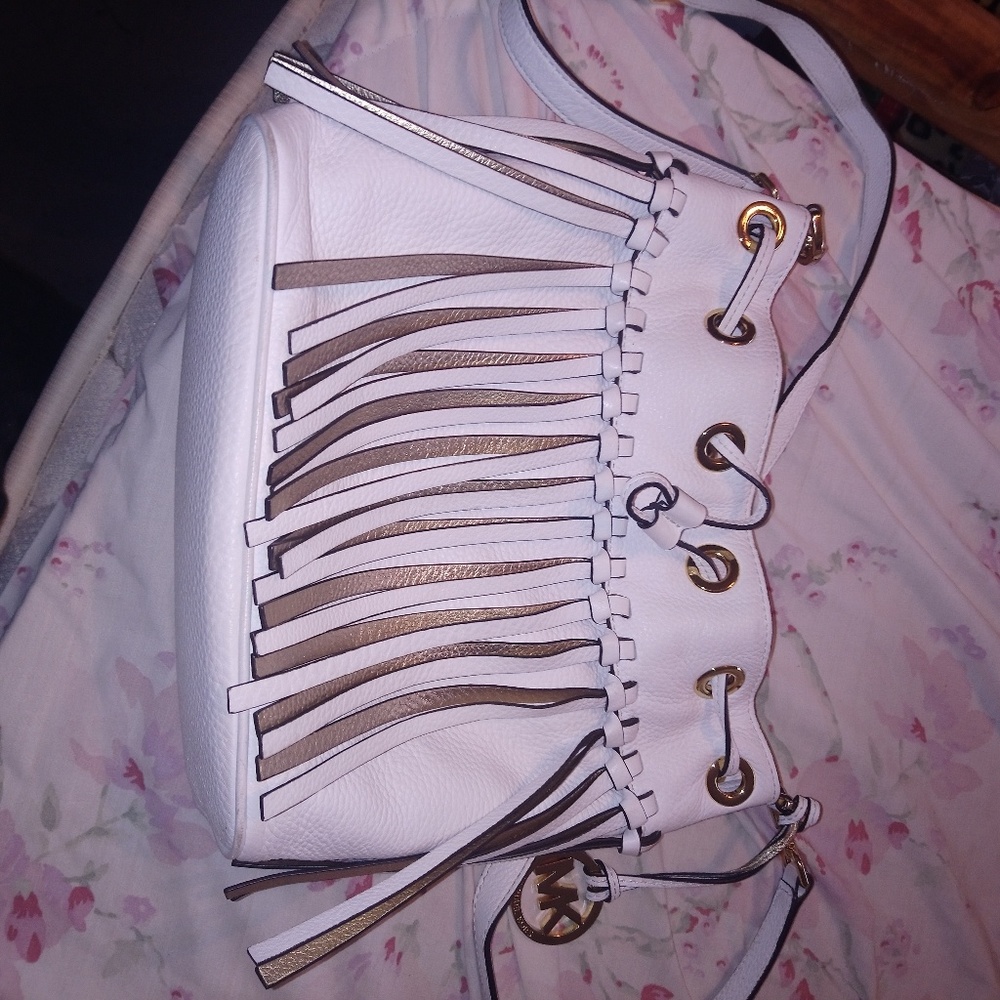 Aunthentic michael kors fringe bag